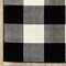 Homeroots 7 x 9 ft. Black Monochromatic Gingham Pattern Indoor Area Rug 388043 - alternate 2